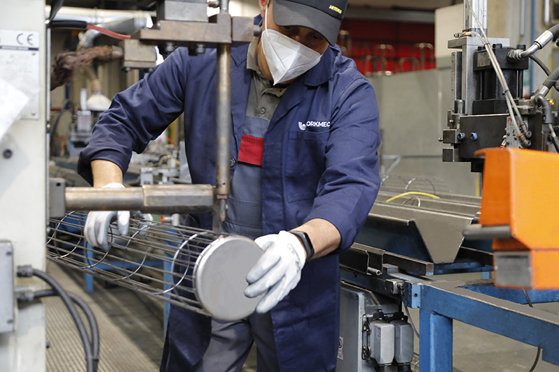 Cestelli filtranti per l'industria del cemento